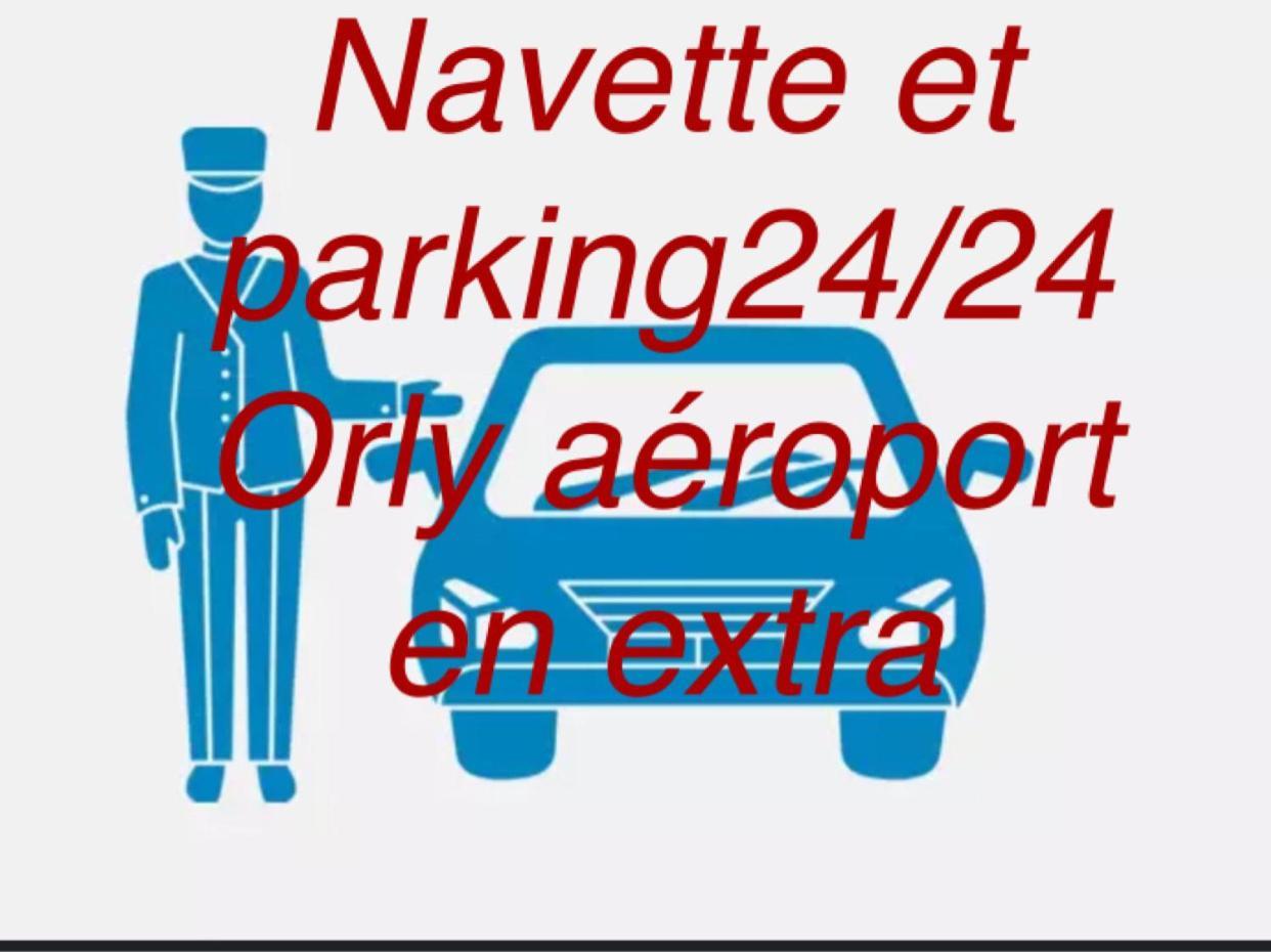 4Pers 2Lits 5 Min Aeroport Orly,Navette Et Parking Extra,Location En Nuit Et Jourchez Sandro, Athis-Mons Eksteriør billede